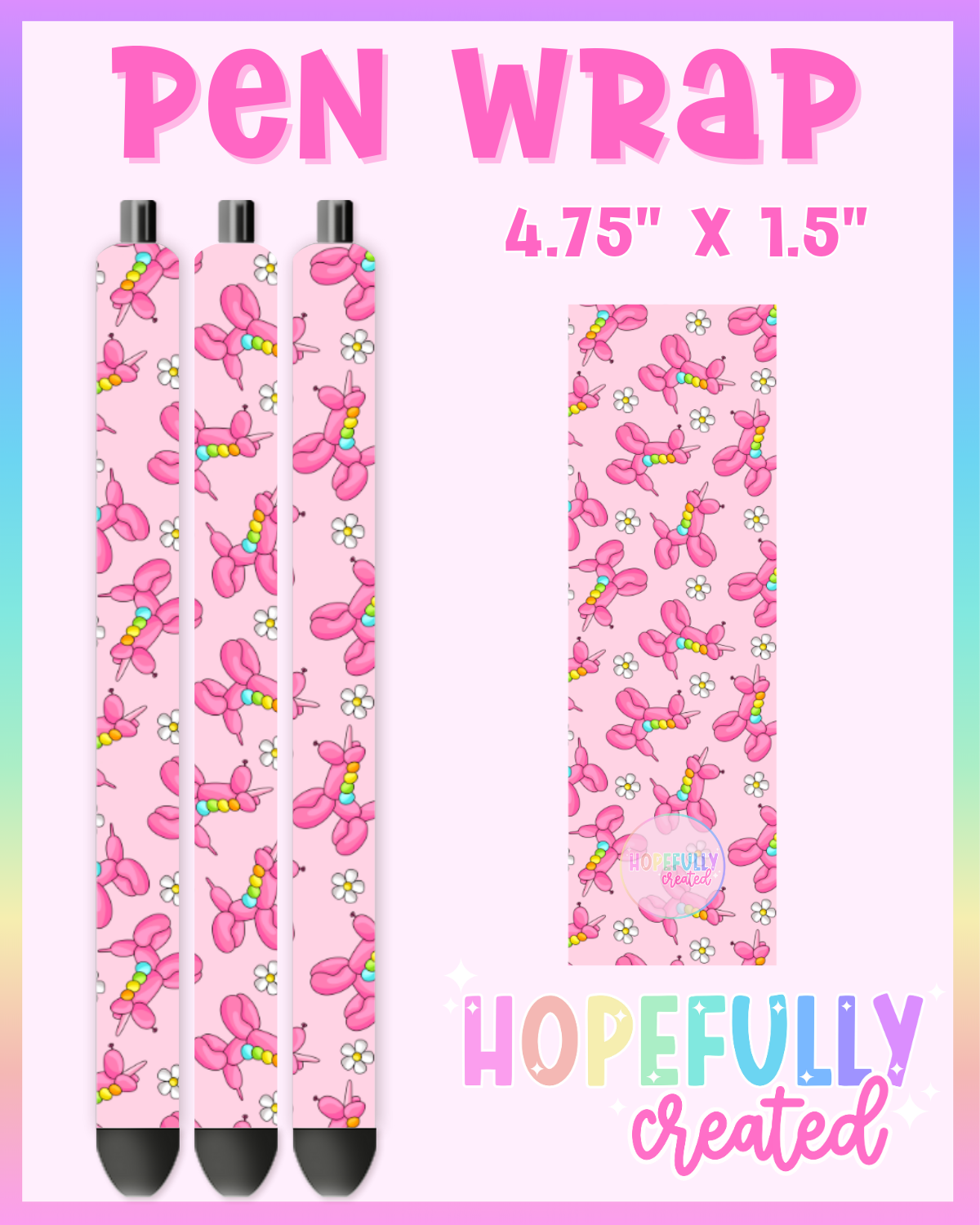 Unicorn Balloon Dog Vinyl Collection - 3593