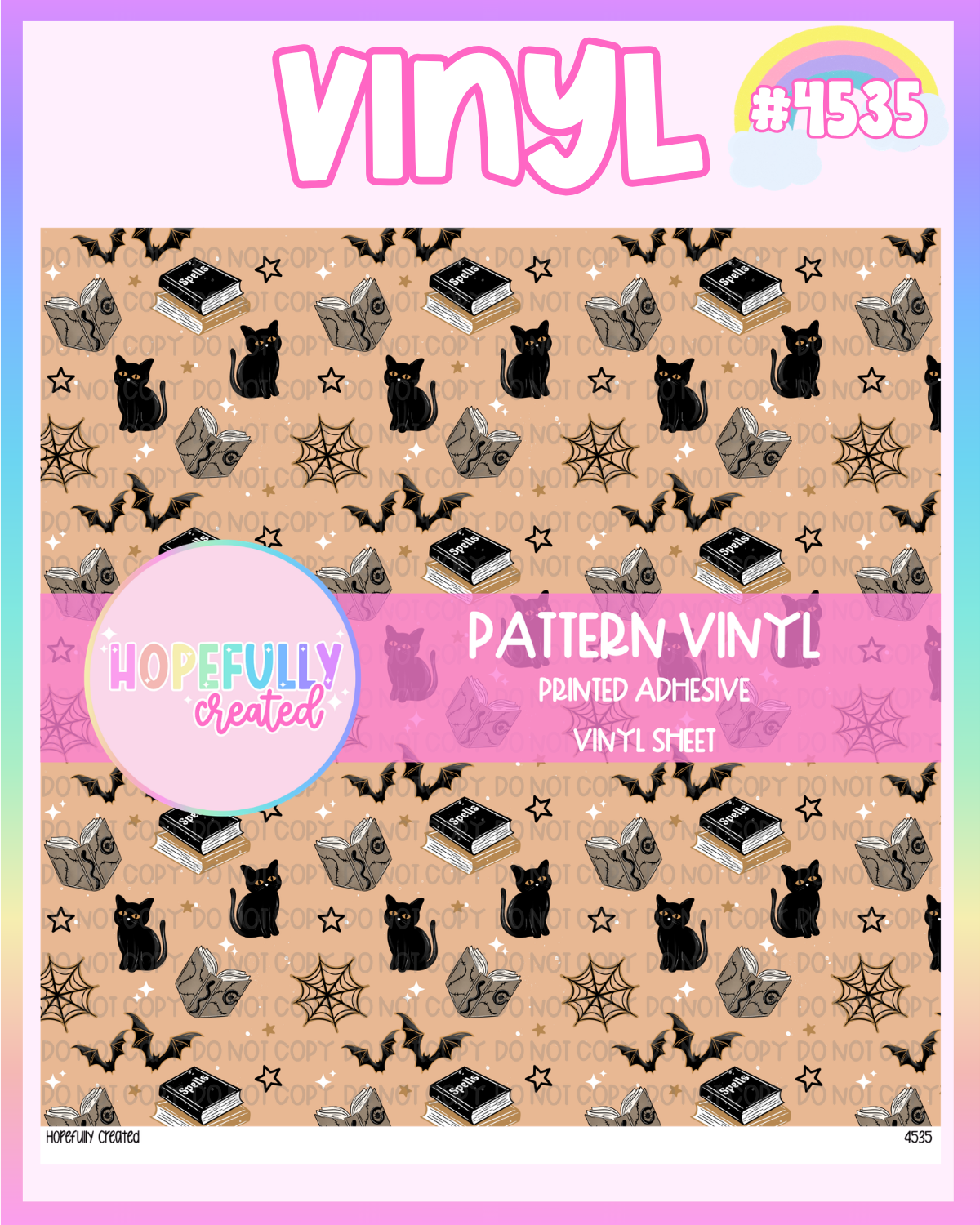 Halloween Cat Vinyl Collection - 4535