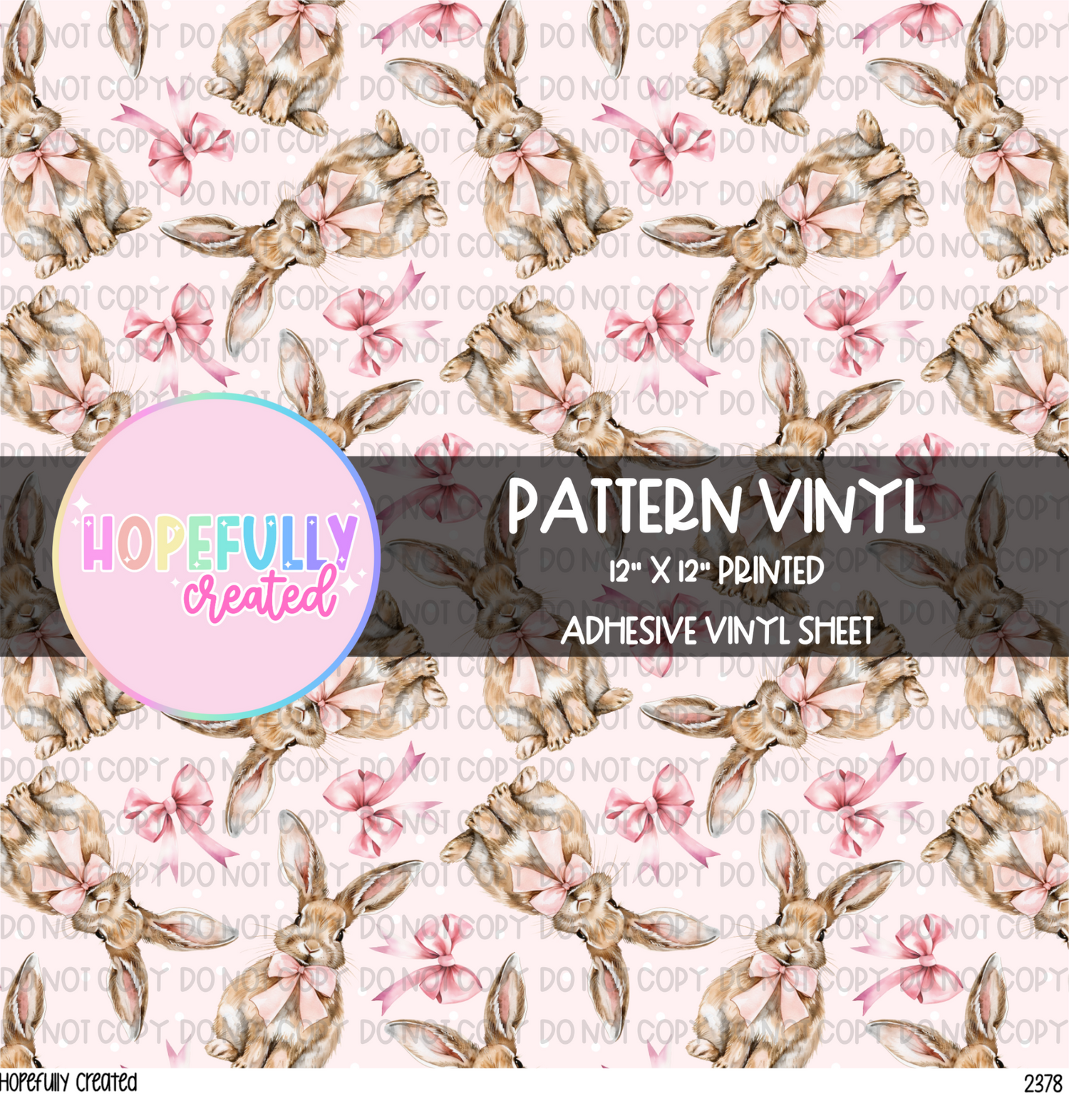 Easter Bunny Vinyl Collection- 2378