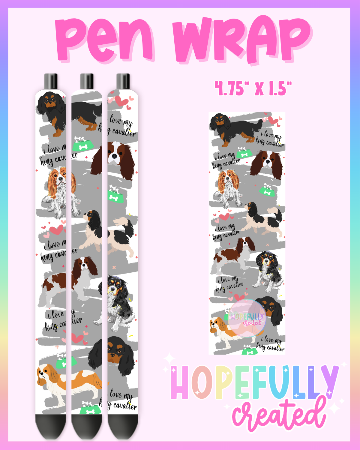 King Cavalier Pen Wrap- 4568