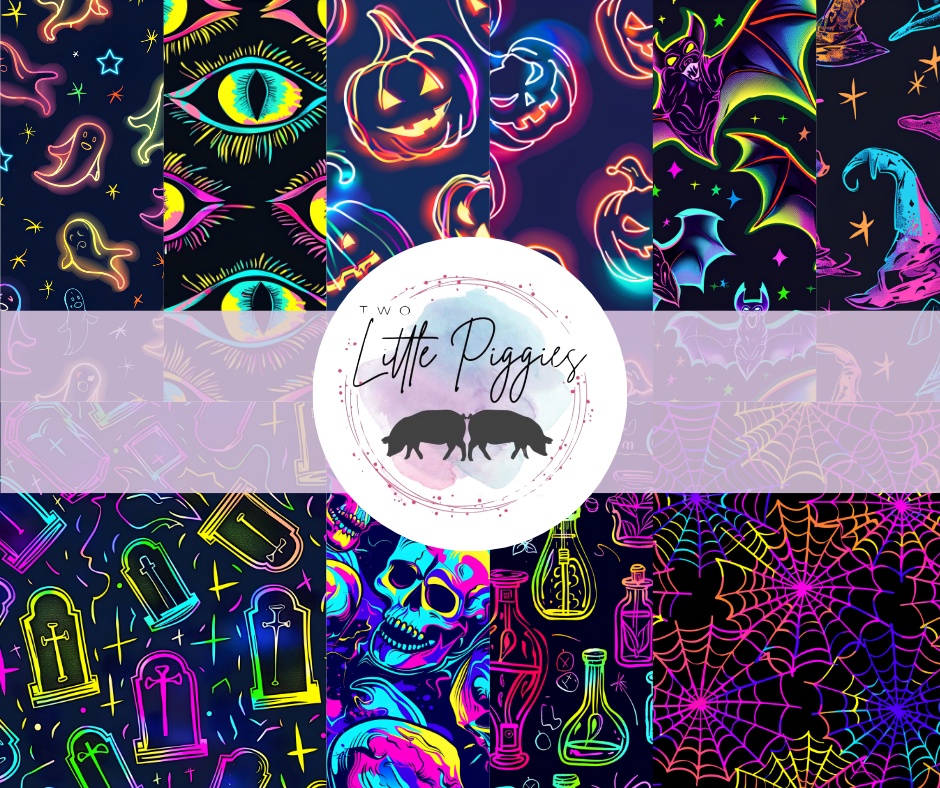 Printed Vinyl - Halloween Neon Collection