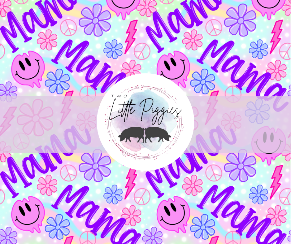 Printed Vinyl - Mama Smiley