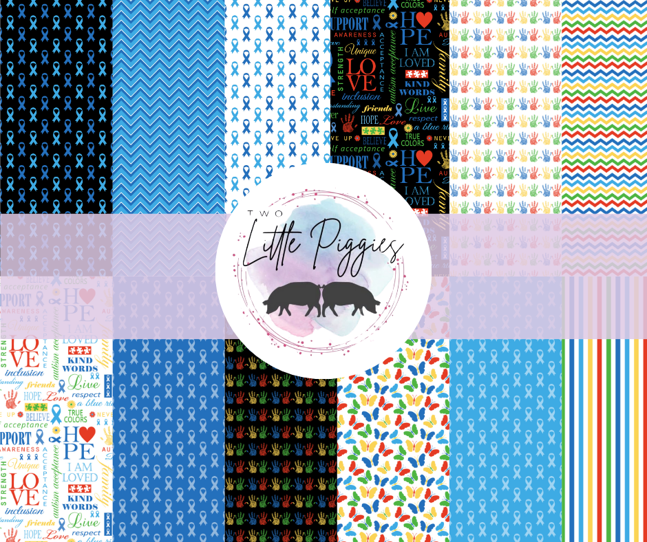 Printed Vinyl - Autism Awareness