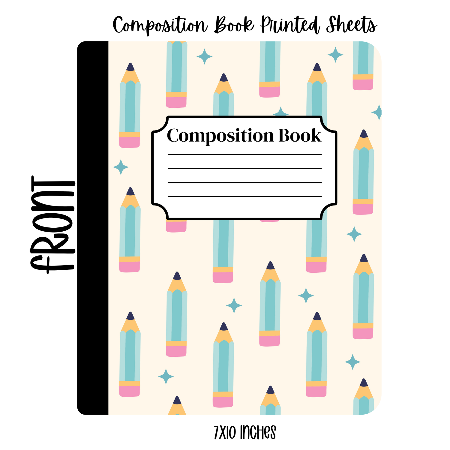 Composition Notebook Printed Vinyl Cover