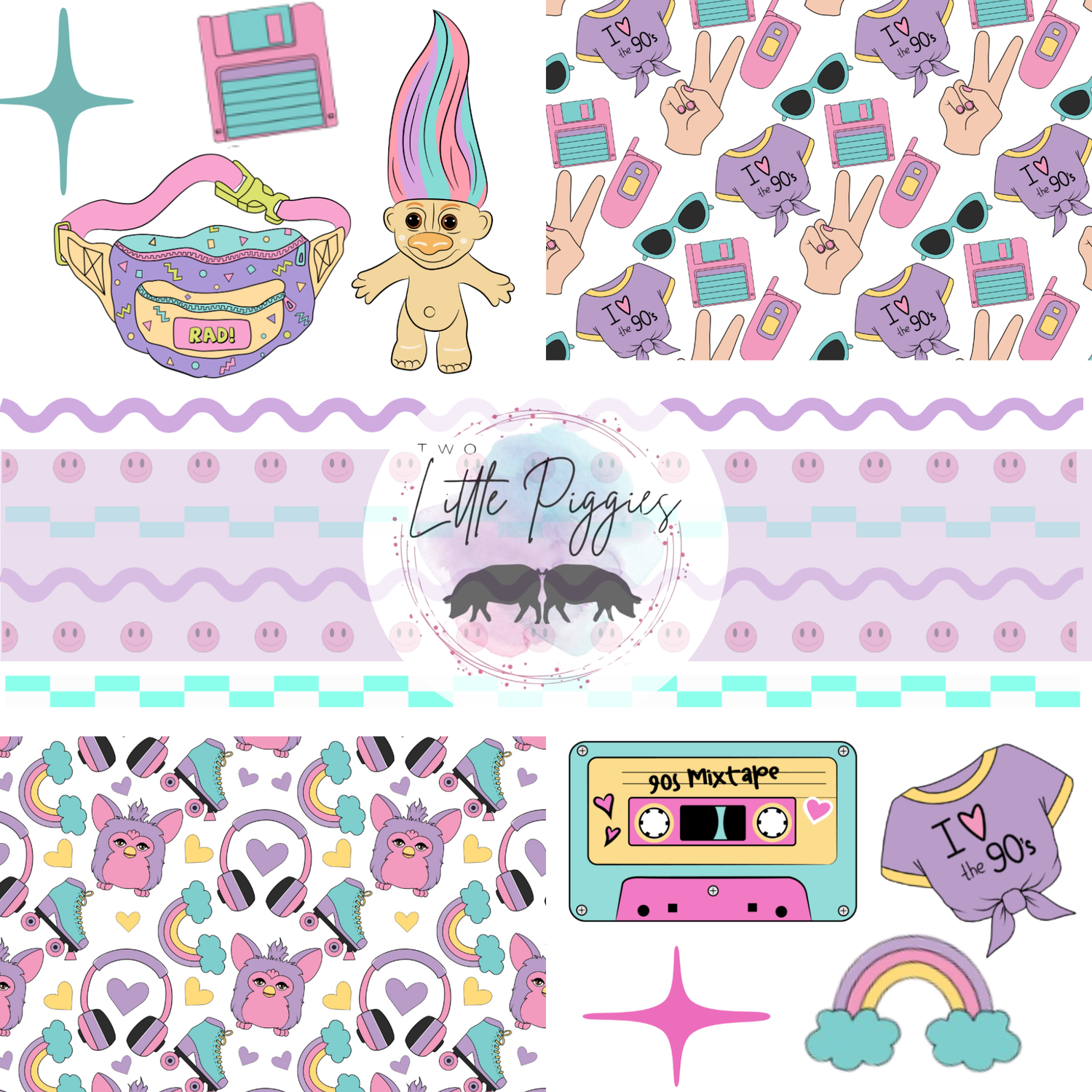 Printed Vinyl - Element Sheet - 90s Kid