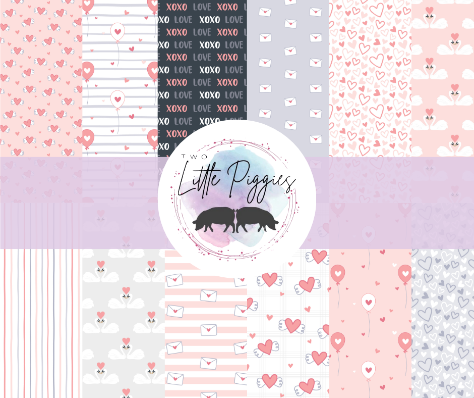 Printed Vinyl - Valentine - Celebrate Love