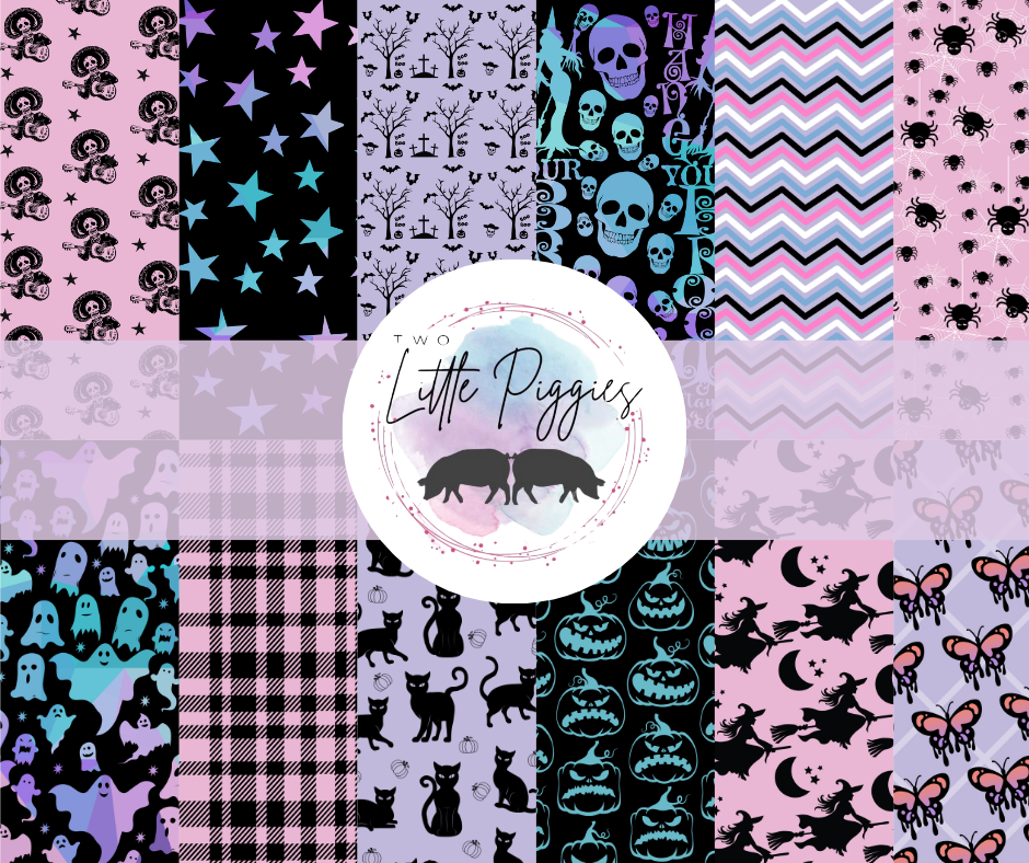 TLP - Printed Vinyl - Halloween Pastel Purple