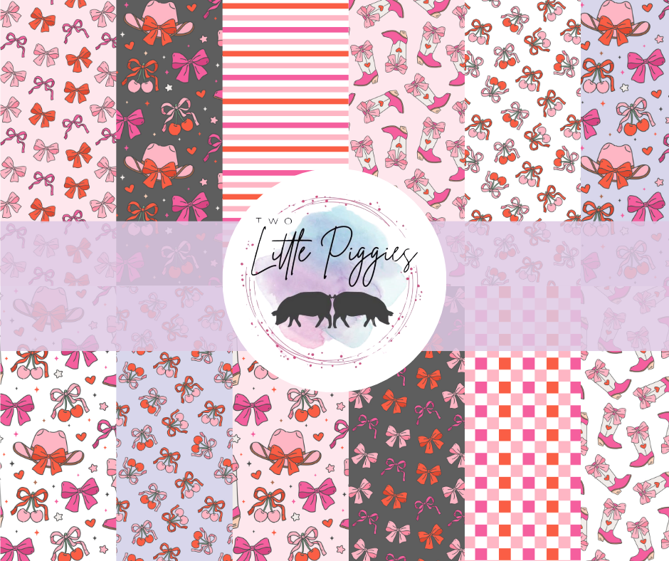 Printed Vinyl - Valentine - Cowgirl