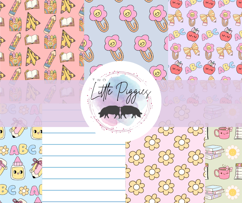 Printed Vinyl - Sassy Society - Back to School