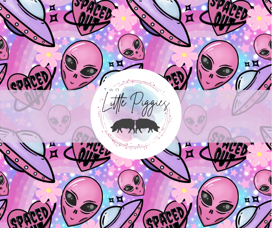 Printed Vinyl - Spaced out Aliens