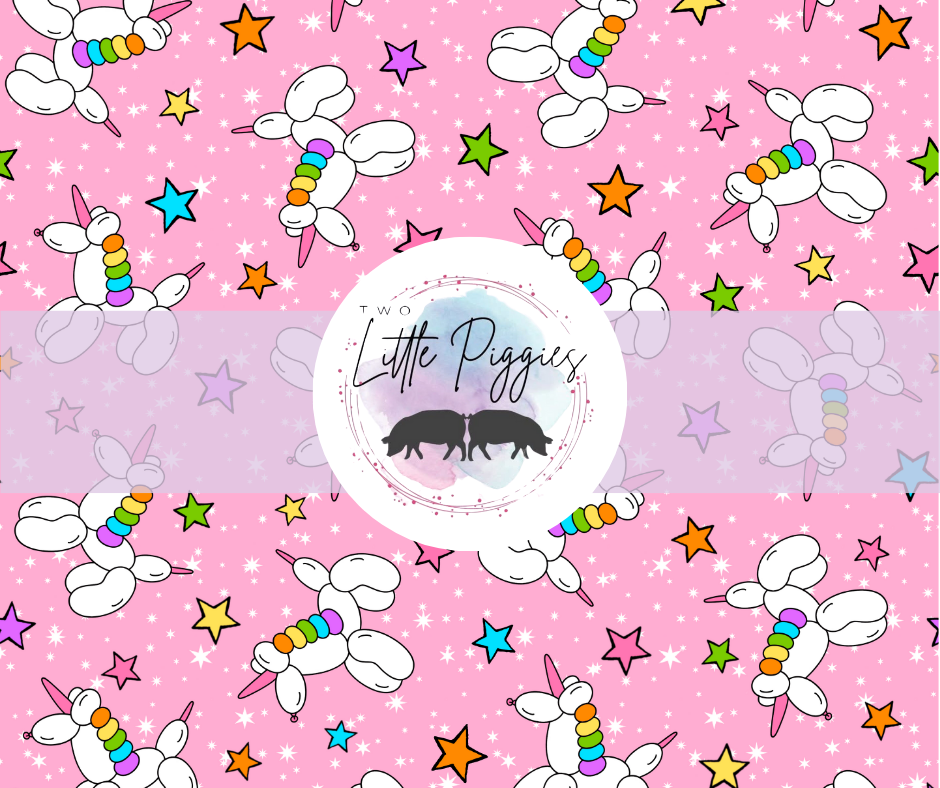 Printed Vinyl - Unicorn Balloon Dog