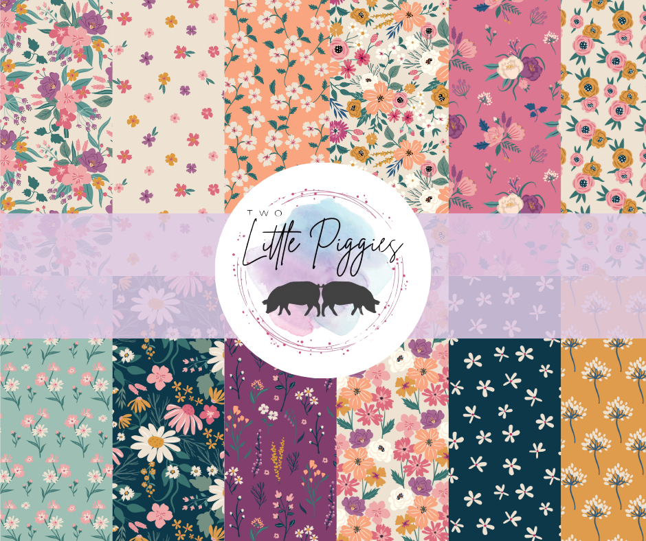 Printed Vinyl - Eclectic Floral