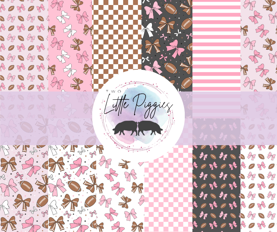 Printed Vinyl - Football Coquette