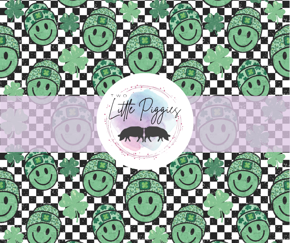 Printed Vinyl - Clover Smiley