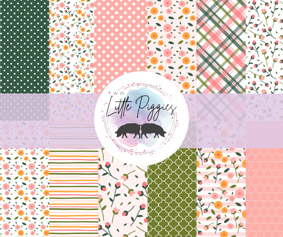 Printed Vinyl - Spring Floral