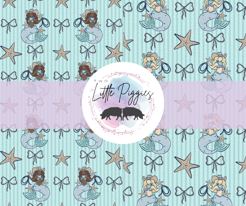 Printed Vinyl - Mermaid Cowgirl