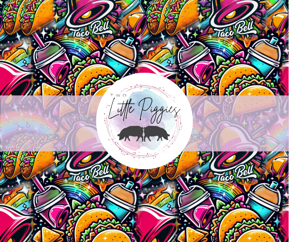 Printed Vinyl - Taco Bell Doodle