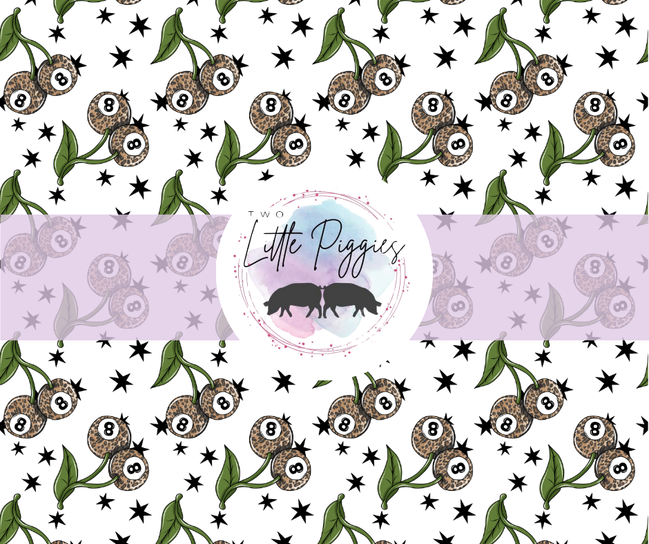 Printed Vinyl - Leopard Cherry 8 Ball