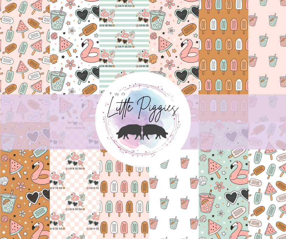 Printed Vinyl- Summer Days Collection