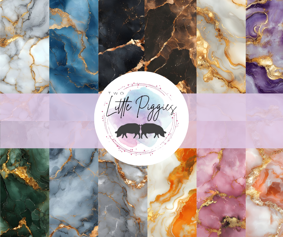 Printed Vinyl - Marbled