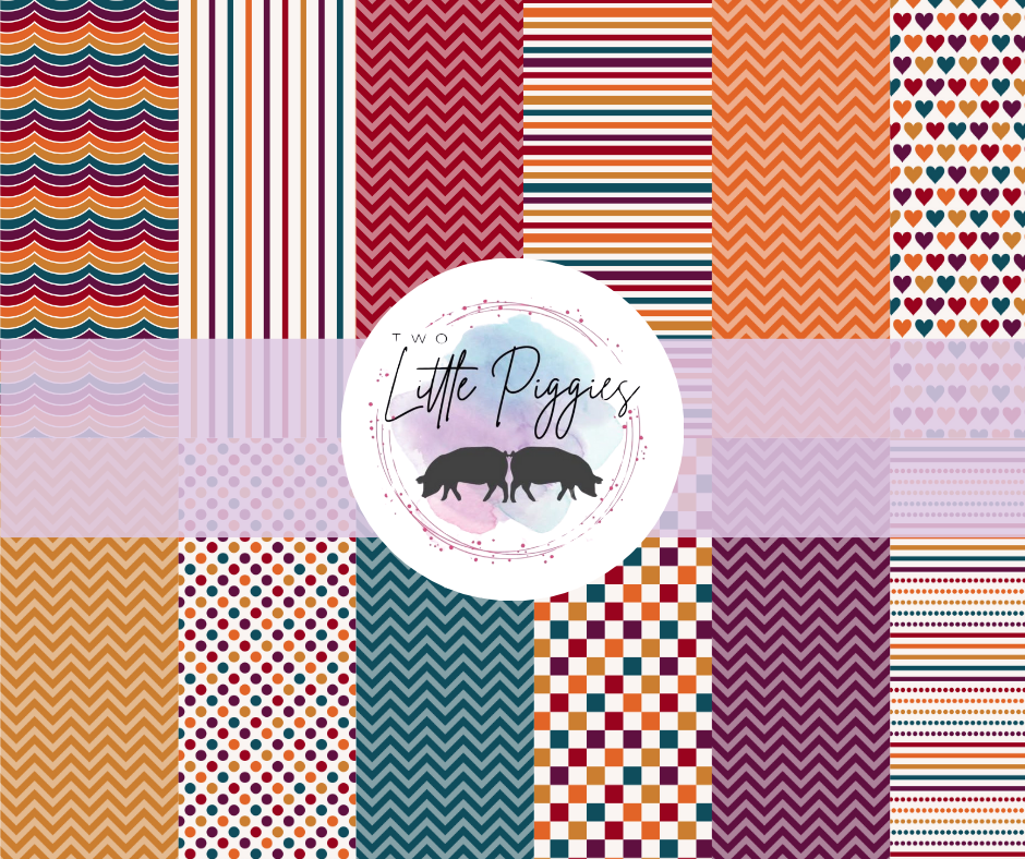Printed Vinyl - Autumn Colors