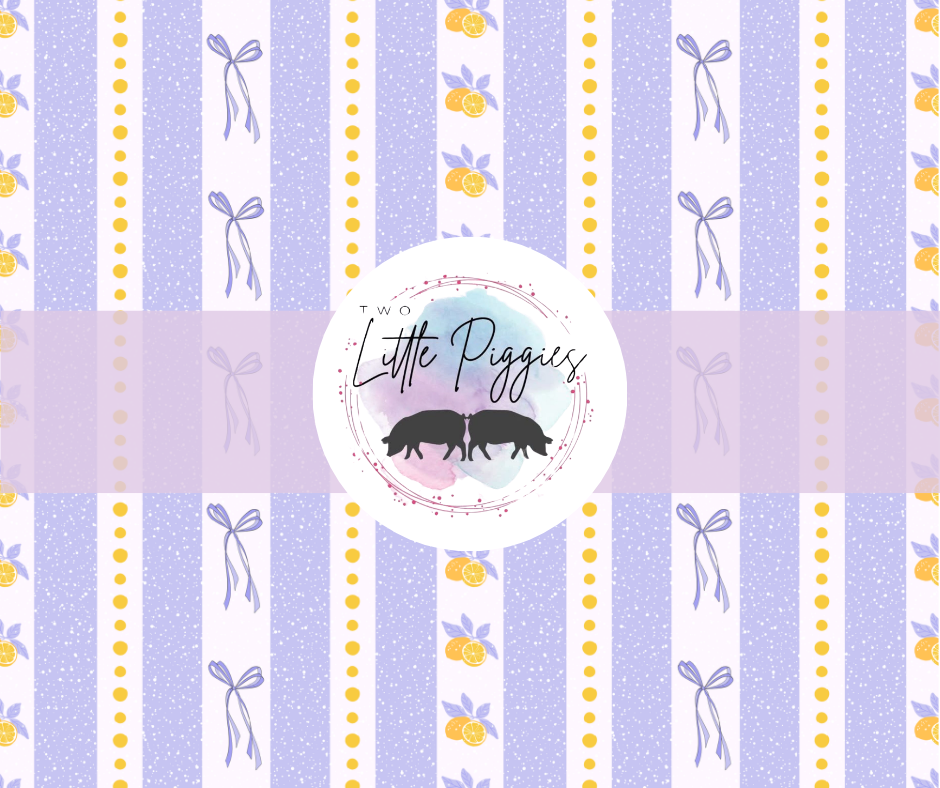 Printed Vinyl - Lavender and Lemons
