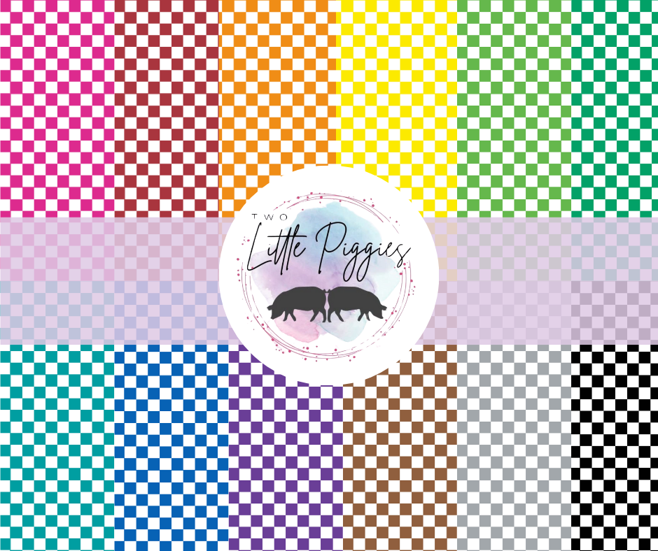 Printed Vinyl - Checkers - Regular