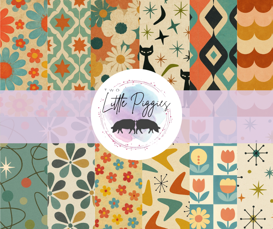 Printed Vinyl - Mid Century