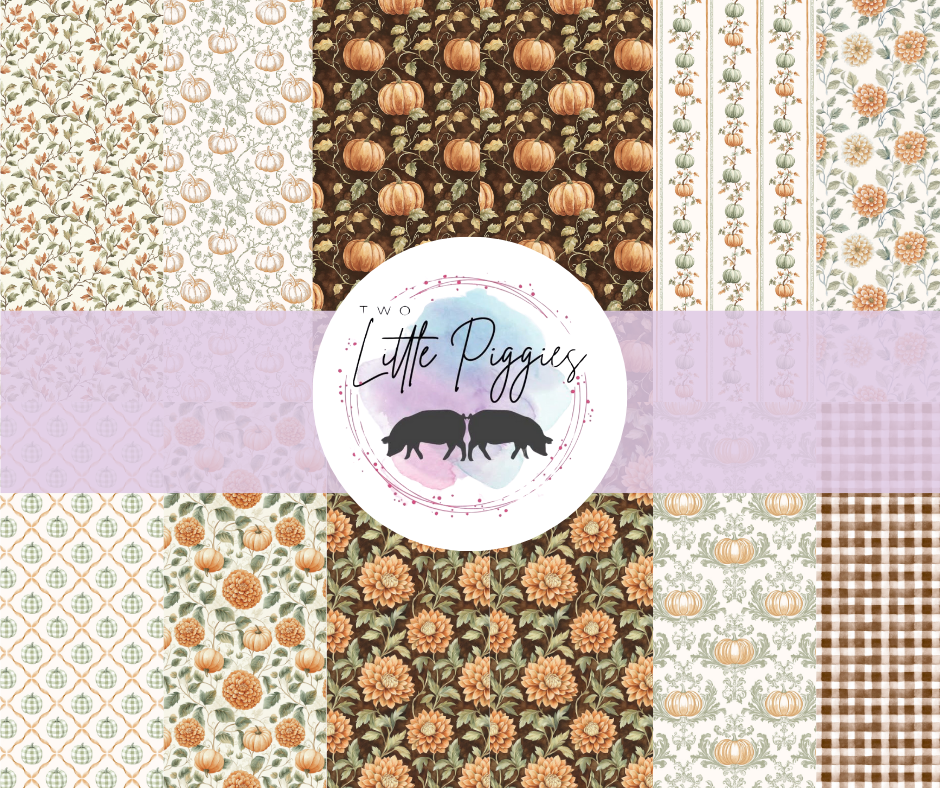 Printed Vinyl - Cottagecore Fall