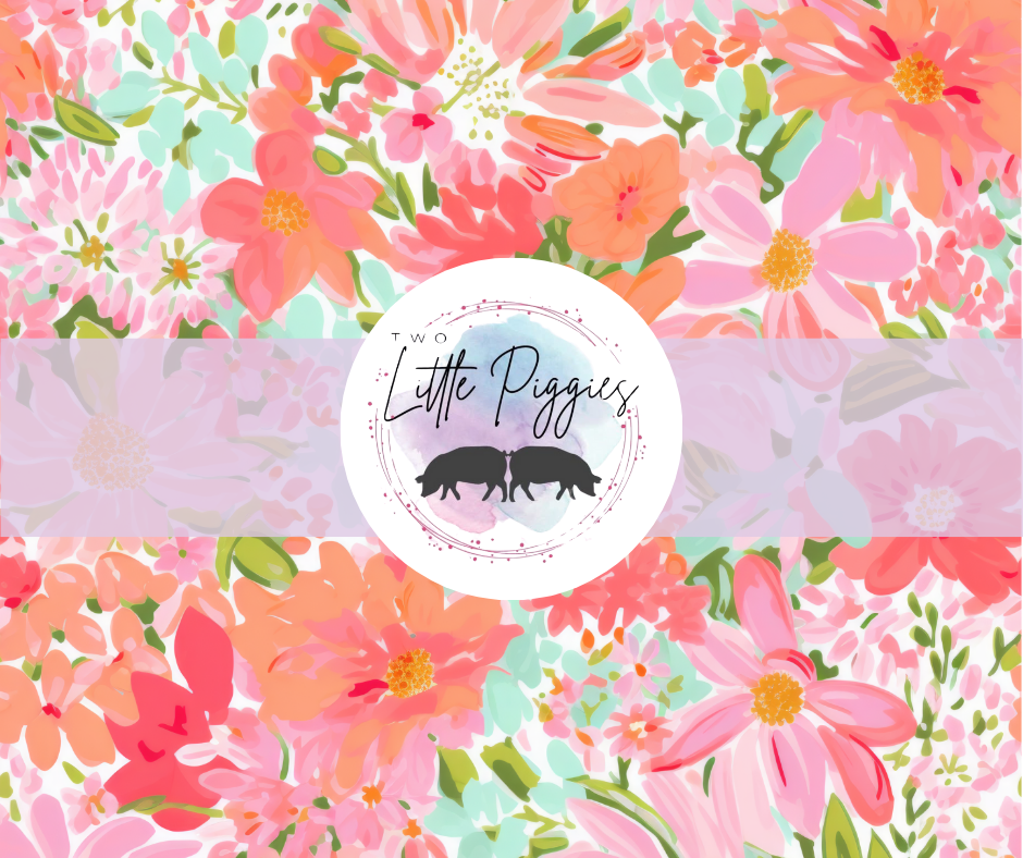 Printed Vinyl - Preppy Floral