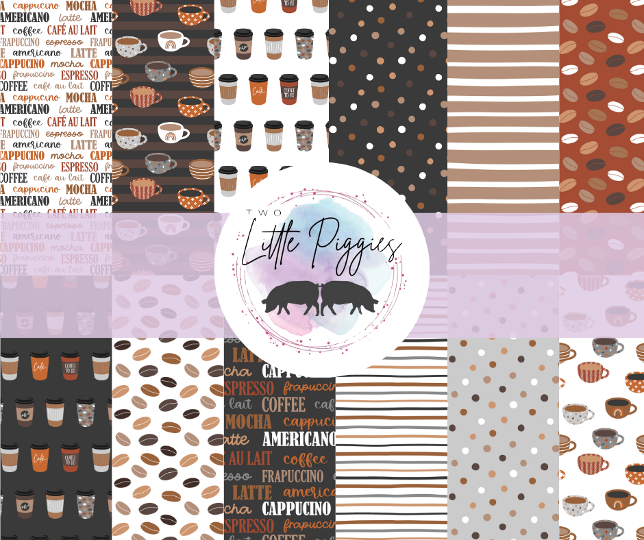 Printed Vinyl - But First Coffee