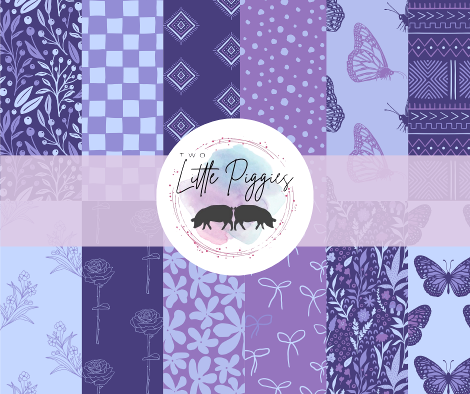 Printed Vinyl - Wisteria