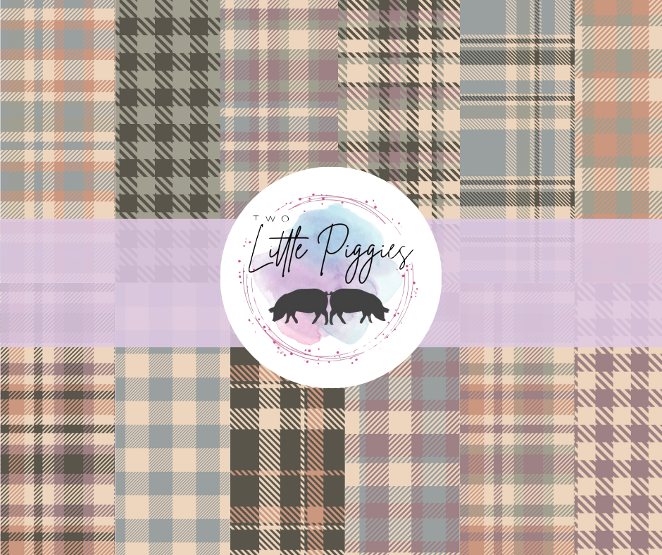Printed Vinyl - September Plaid