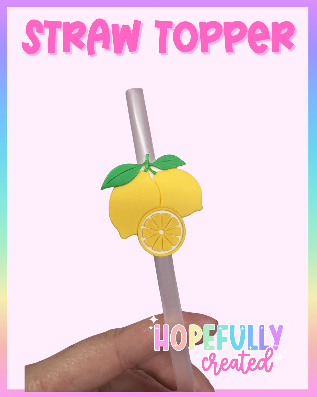 Lemon Straw Topper