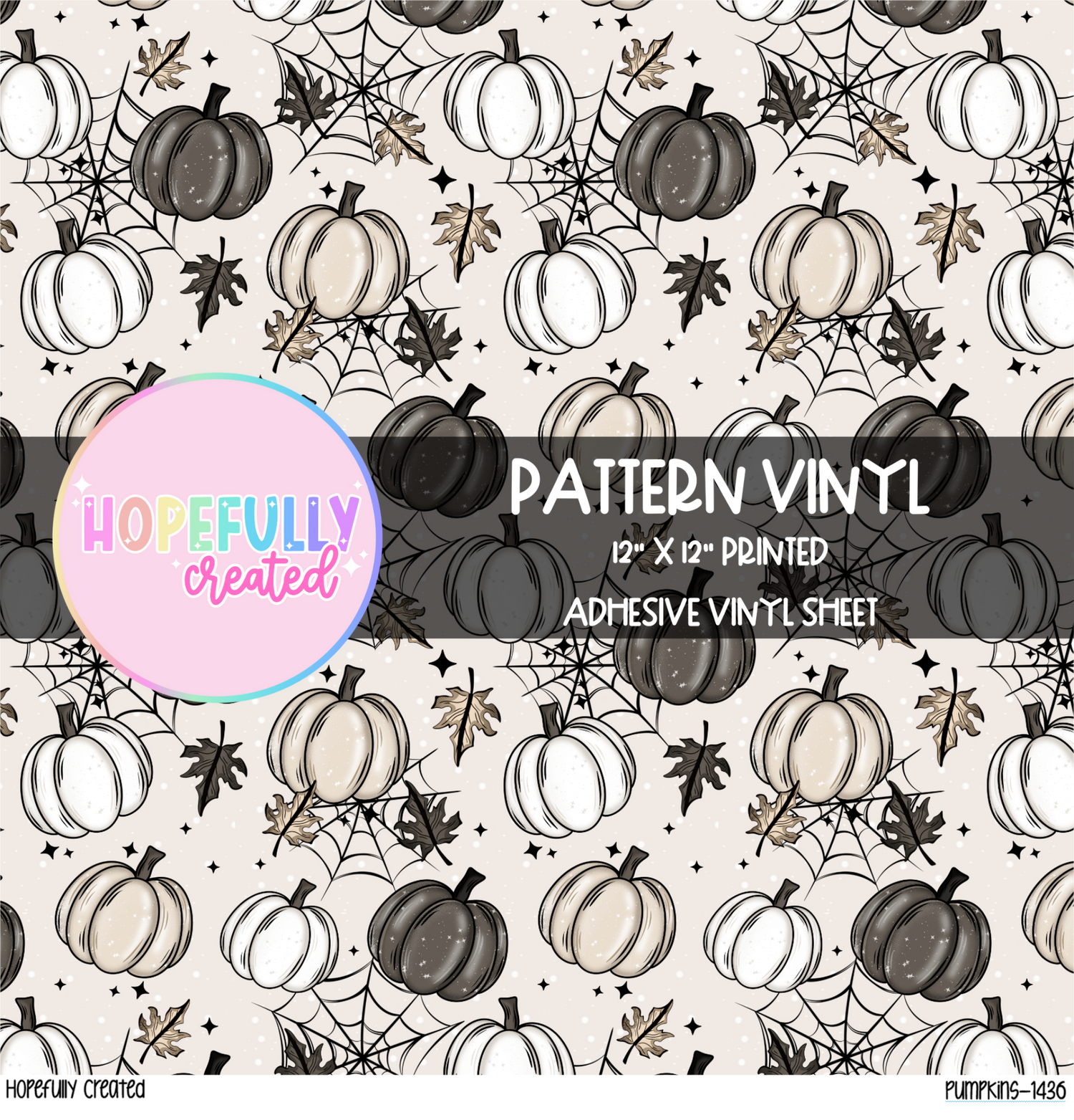 Neutral Pumpkins Vinyl Collection- 1436