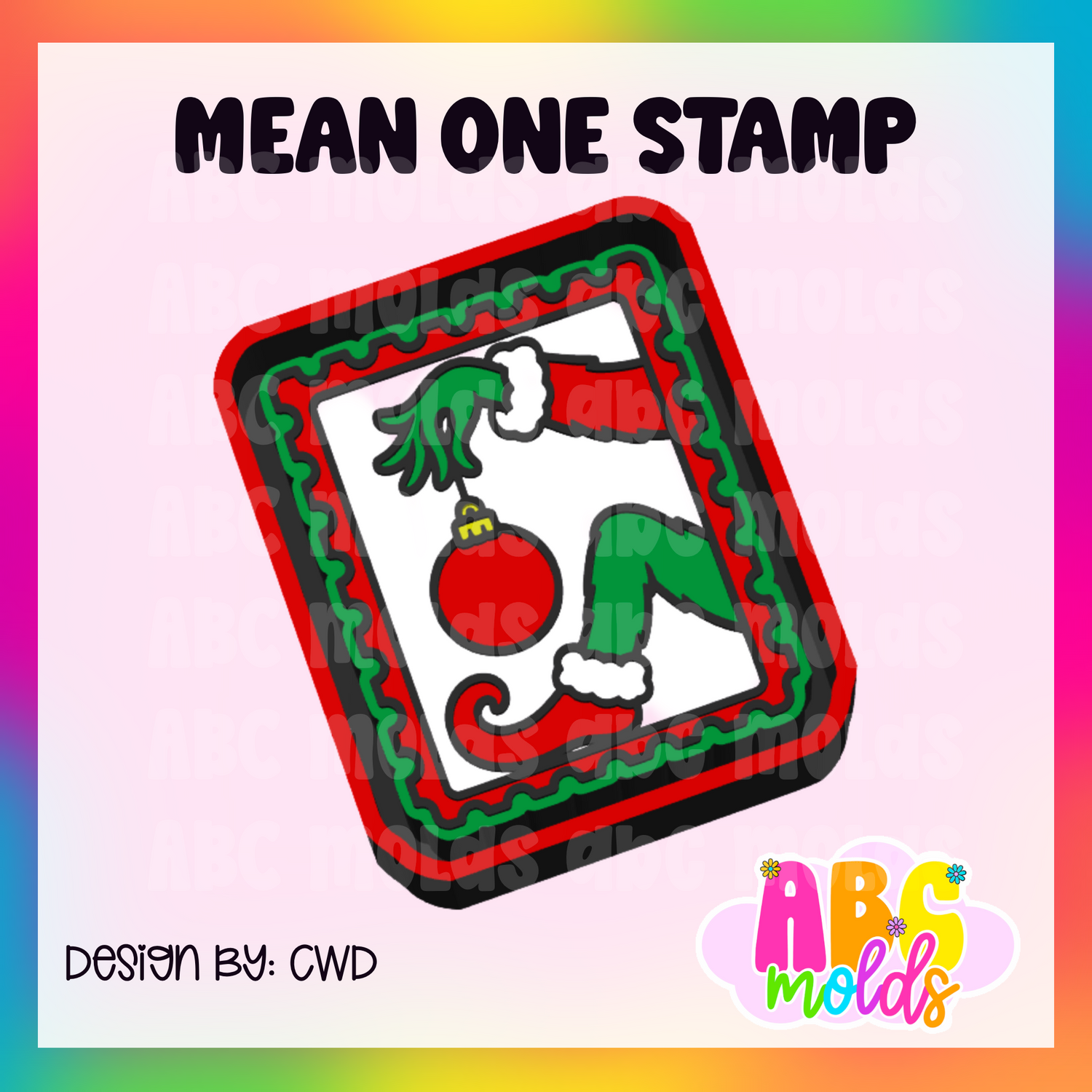 Mean One Stamp - Silicone Freshie Mold