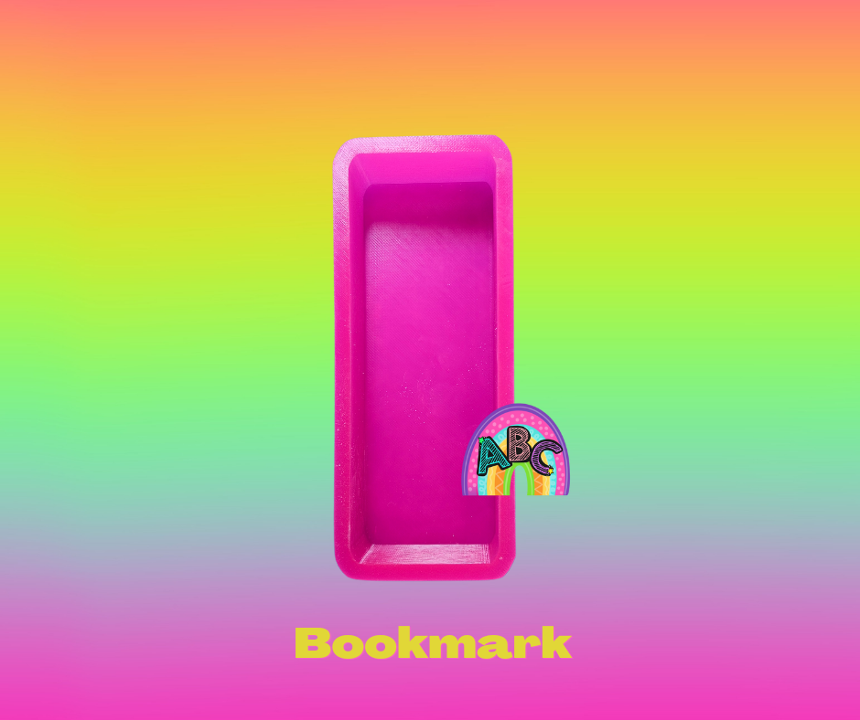 Bookmark silicone mold