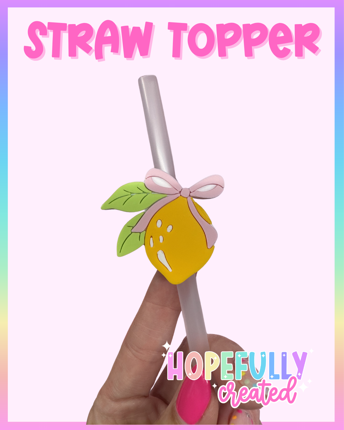 Lemon Straw Topper