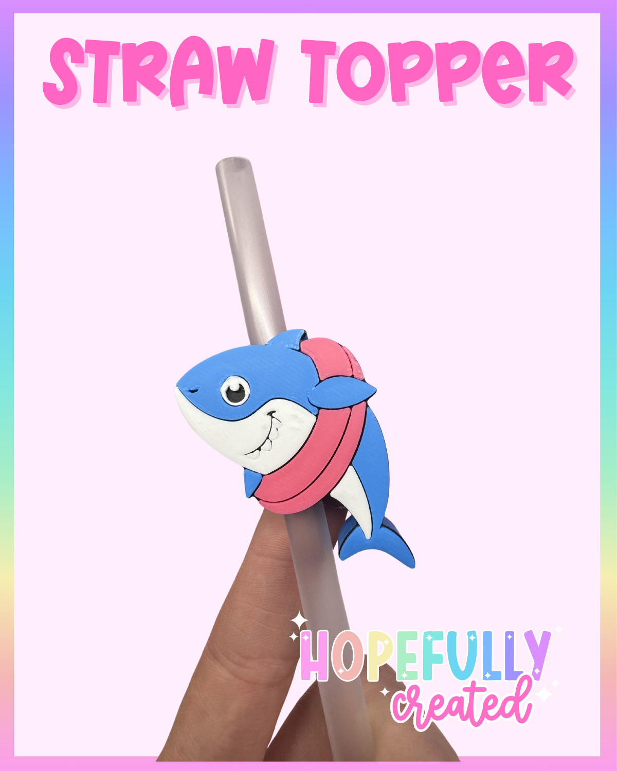 Shark Straw Topper