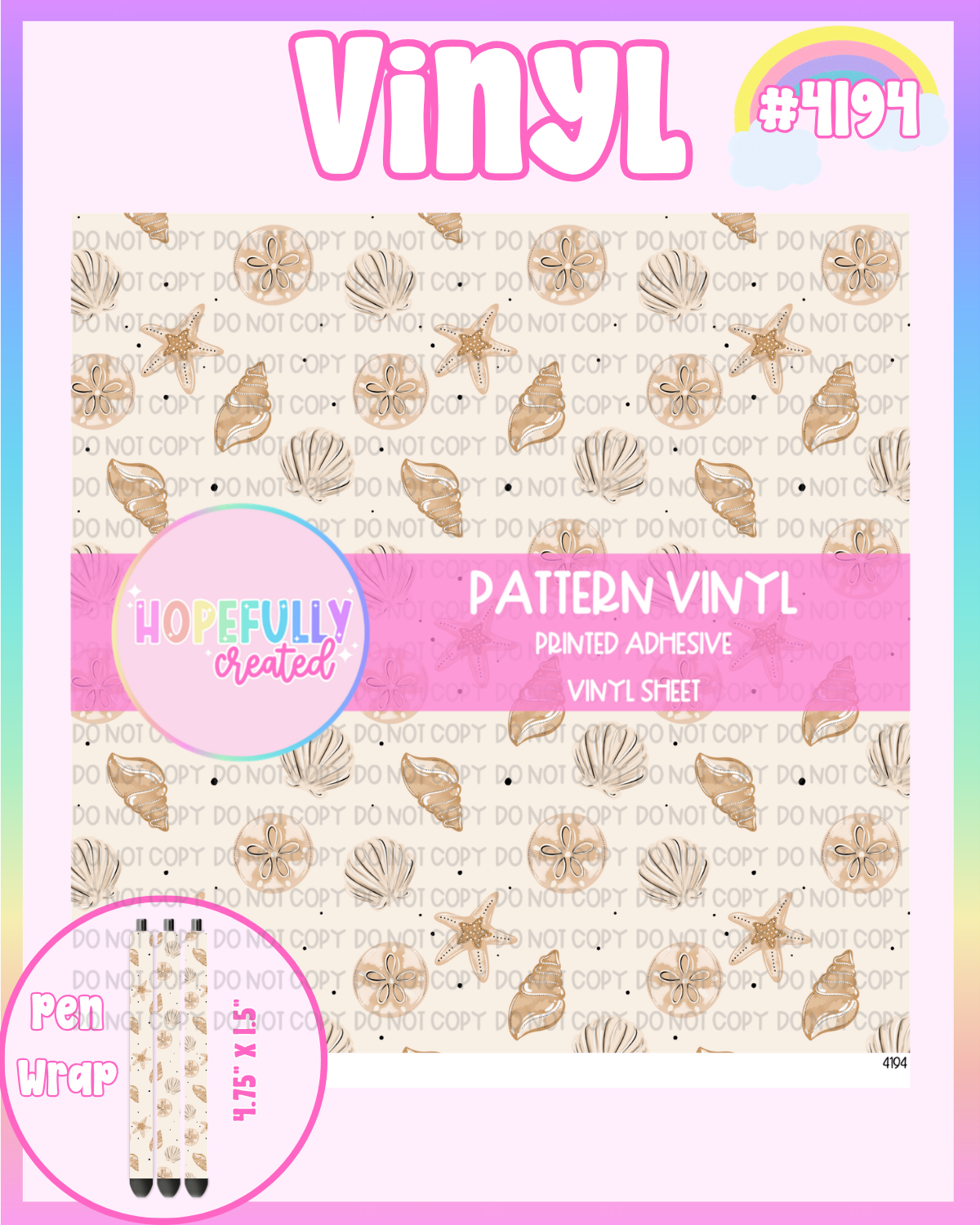Seashells Vinyl Collection - 4194