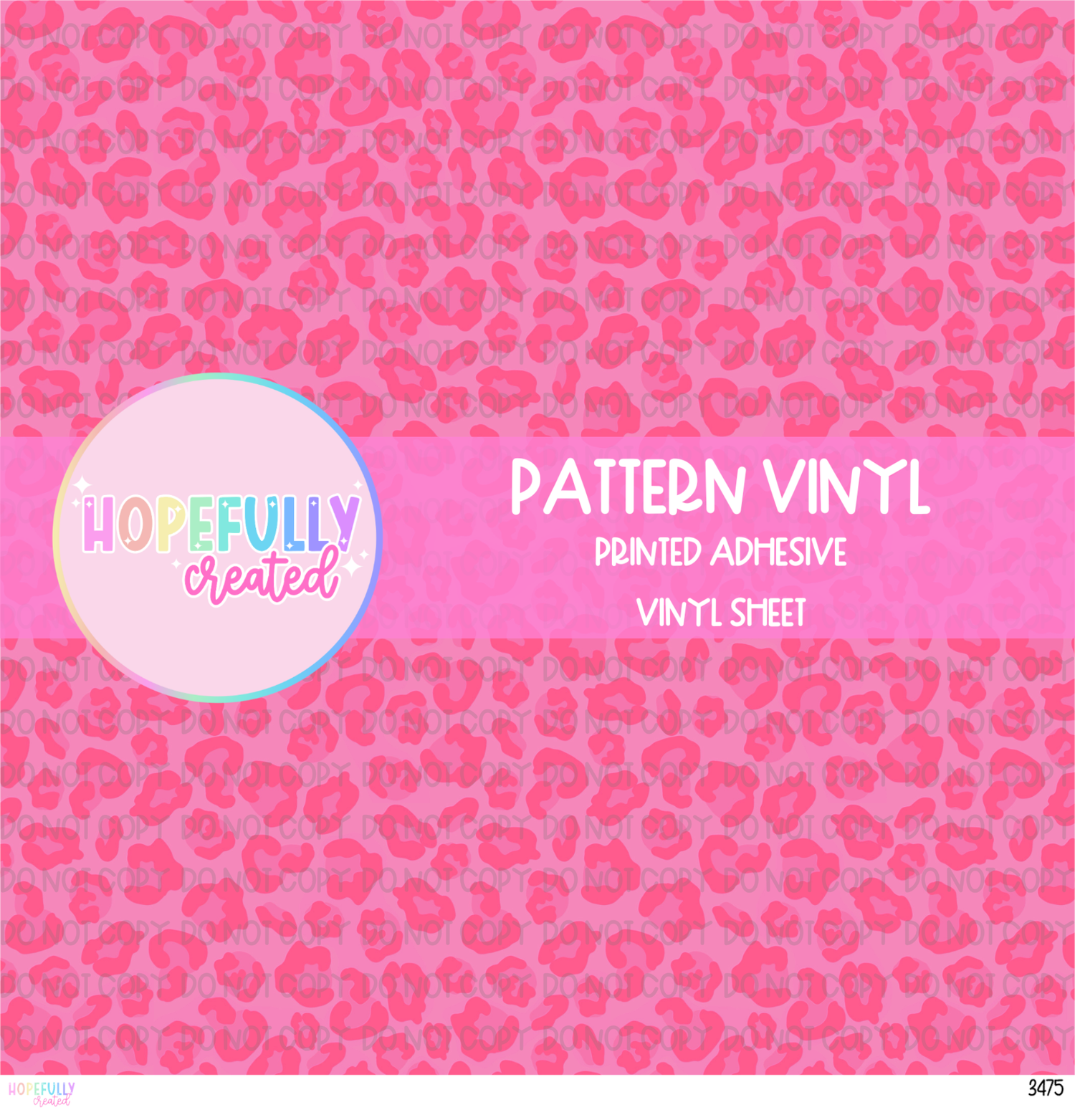 Pink Leopard Vinyl Collection - 3475