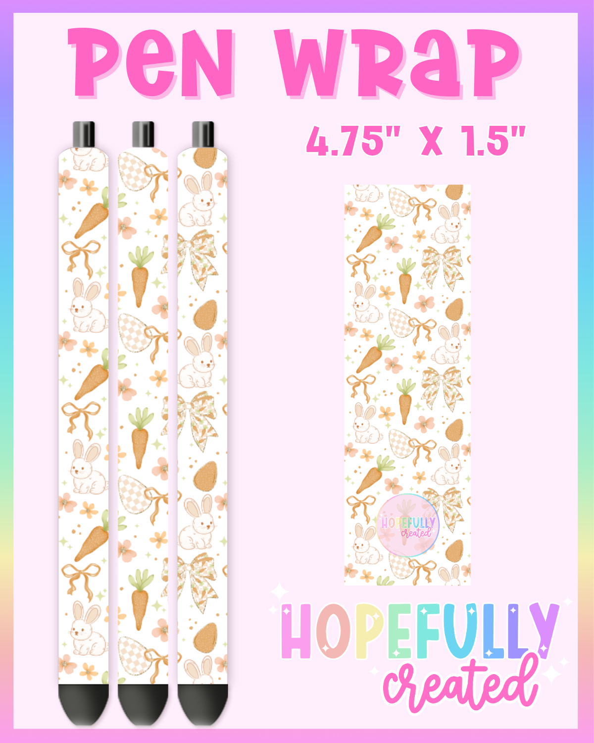 Bunny and Carrots Vinyl Collection - 3652