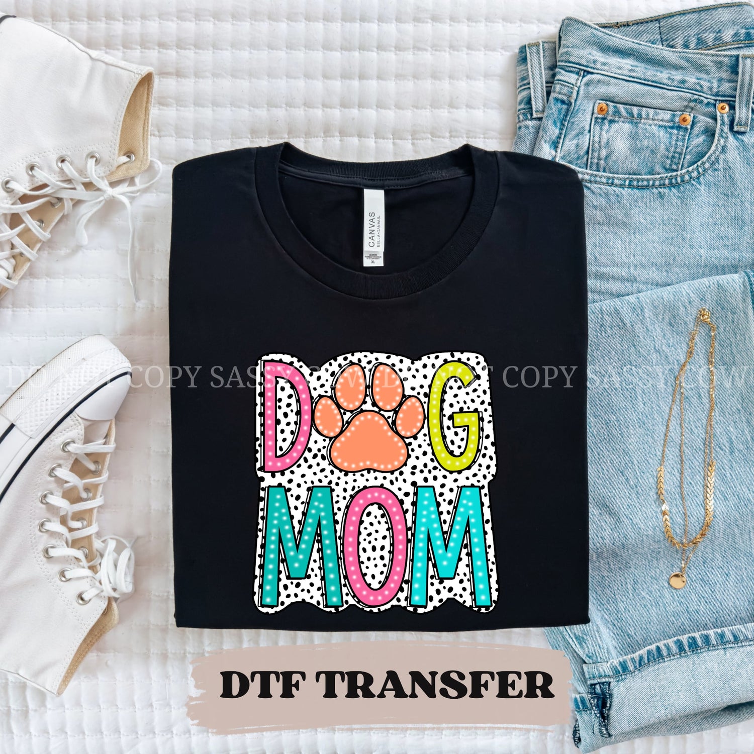DOG MOM - DTF TRANSFER 0156