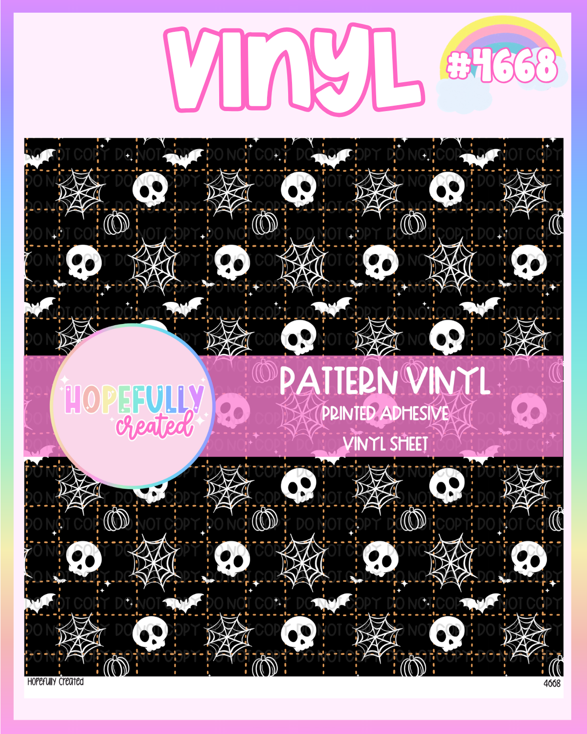 Halloween Skull Vinyl Collection - 4668
