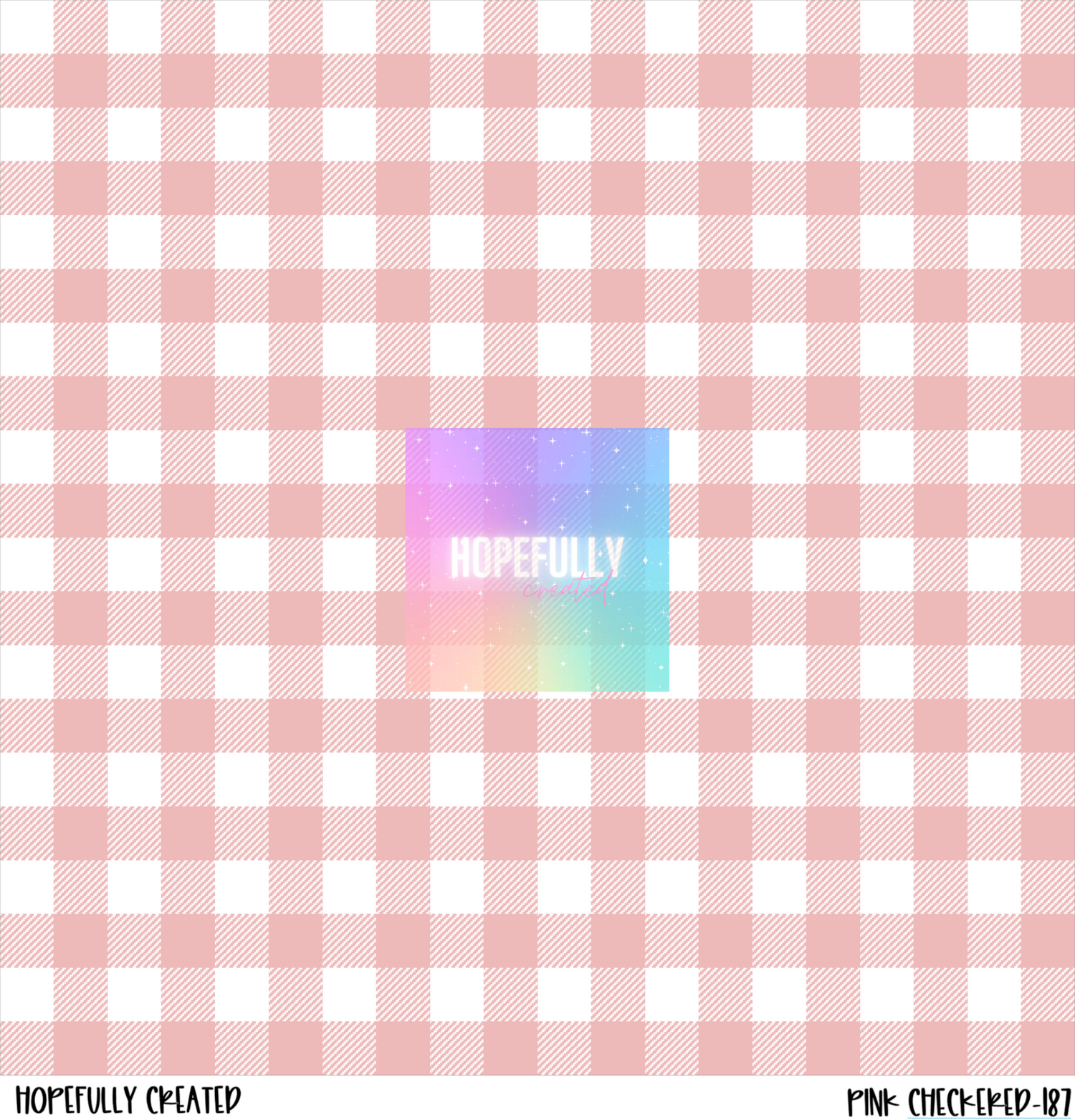 Pink Checker Vinyl Collection - 187