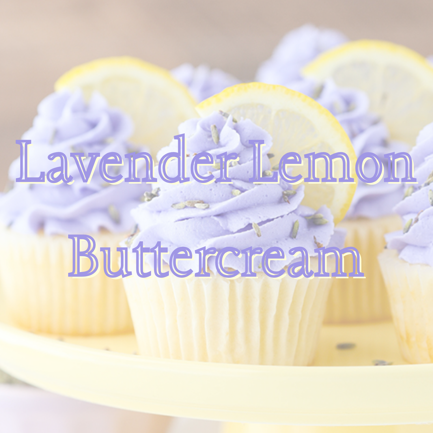 Lavender Lemon Buttercream Pre-Scented Beads