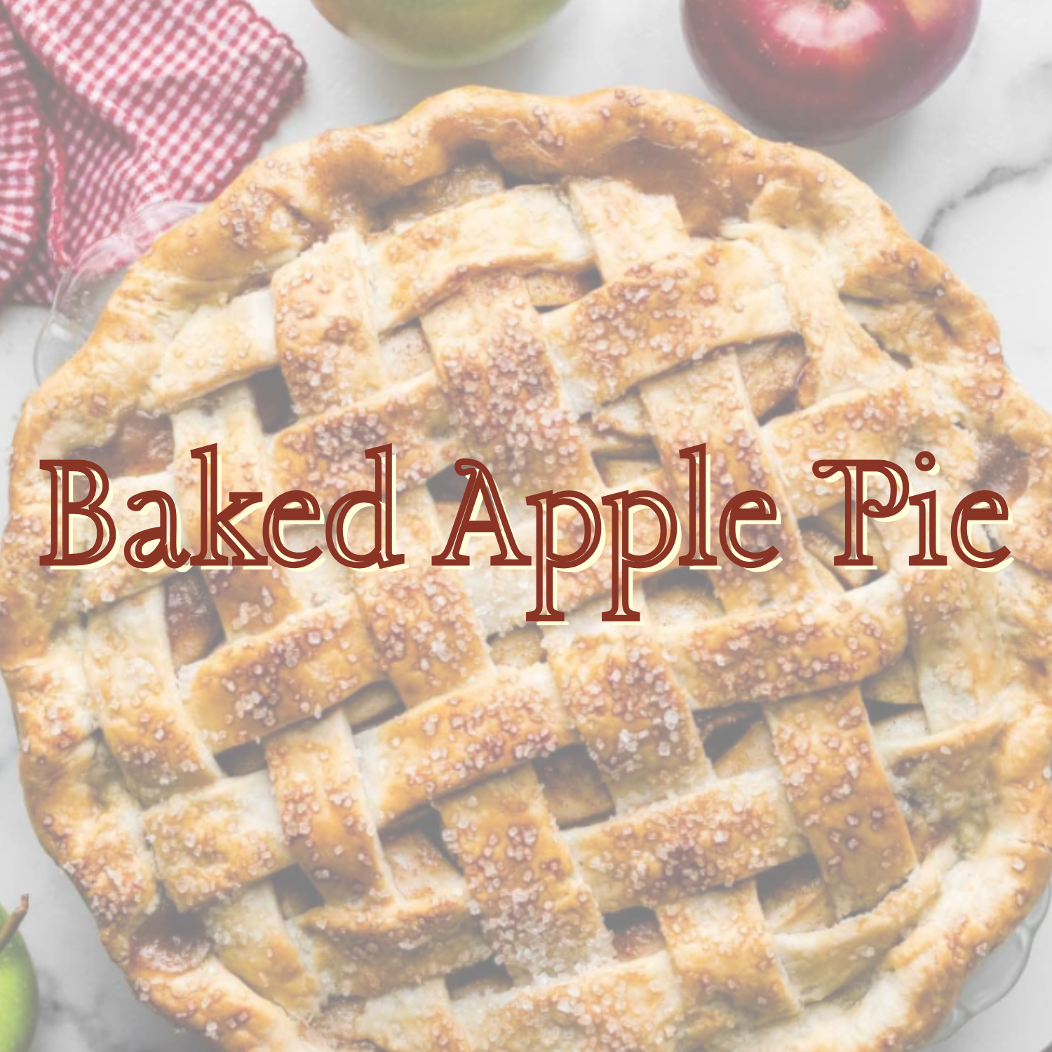 Baked Apple Pie Pre-Scented Beads