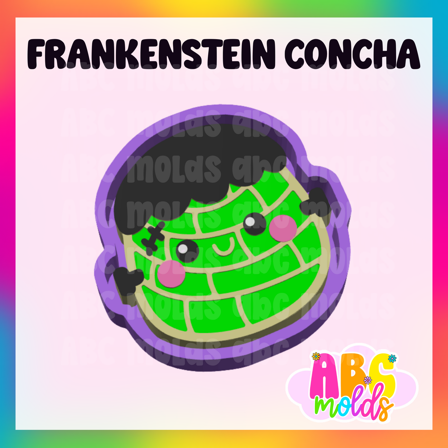 Concha Frankenstein Silicone Freshie Mold