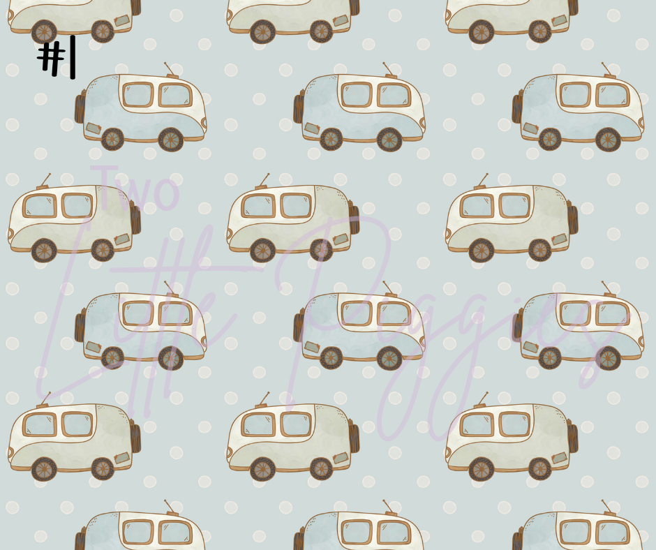 Printed Vinyl - Camping Fun