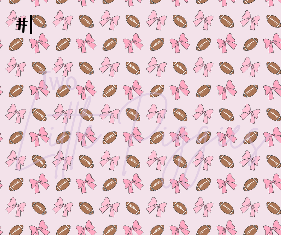 Printed Vinyl - Football Coquette